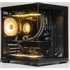 Tiburcc Computer Gaming PC 270° Panoramic Mini doppia camera (R5 7500F, RTX 5060Ti 16GB) 32GB RAM 1TB NVMe WIFI Bluetooth