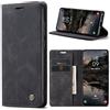 Azororo Cover per Samsung Galaxy S25 Plus 5G, Premium PU Pelle Custodia, Magnetica Carta Fessura Portafoglio Case, Flip Cavalletto Custodia per Samsung Galaxy S25 Plus- Nero