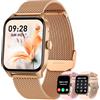 TAOPON Smartwatch Donna Orologio con Sport Digitale: 1,83 Smart Watch con Bluetooth Effettua/Risposta Chiamate Impermeabile con 100+ Modalità Sportive Fitness Tracker Spo2 Calorie Contapassi per Android IOS