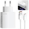 DONOONIS Caricabatterie 67W per Xiaomi, 67W Caricatore Rapido per Xiaomi con Cavo Ricarica Rapida USB C 6A 1.5M, Caricabatterie USB Veloce Compatibile con Xiaomi 13 Lite Mi 11i, Redmi Note 13 12 Pro