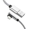 MTAKYI Cavo USB Angolo Retto Per Caricabatterie iPhone Da 90 Gradi, Cavo Lightning Ad Angolo Retto Super Lungo Da 5 m Compatibile Con iPhone 14/13/12/11/ XS/XR/XS/ 8/7