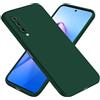 EASSGU Custodia per Xiaomi MI 9 Lite/Xiaomi MI A3 Lite (6.39 Inches), Cover Morbida in Silicone TPU - Verde scuro