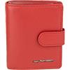 Before by Luigi Benetton Luigi Benetton Portafoglio in Pelle Unisex, Porta Carte di Credito con Doppio Scomparto per Banconote, Portamonete con Zip, Dimensioni 10,5x8x2 cm, Art. 3095 (ROSSO)