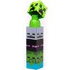 MINECRAFT Water Bottle Bambini Mobs Sport Travel Mug Black 650ml One Size