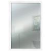 Lupia - Specchio da Parete Mirror Shabby Chic 40x65 cm Colore Bianco, specchiera per Camera da Letto, Soggiorno, Ingresso, Verticale o Orizzontale