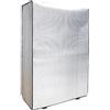 WANGCEPLSD Copri Condizionatori da Esterno, Grande Copri Condizionatori, Resistenza Invernale alla Pioggia e alla Neve, Materiale in Pellicola di Alluminio(150x45x110cm/59x17.7x43in)