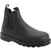 Grafters, stivaletti Chelsea Dealer, scarpe da lavoro color miele, M808N, nero (Black Leather), 43 EU