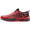 Mizuno Wave Daichi 8, Scarpa Trail Running Uomo (Cayenne/Black/High Risk Red, Sistema Taglie Calzature EU, Adulto, Numero, Media, 44)