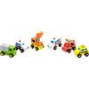 Viga - Set di Piccole Automobili in Legno # 59621 - 6 Pezzi