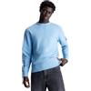 Calvin Klein Jeans Felpa Uomo Badge Crew Neck senza Cappuccio, Blu (Dusk Blue), XXS