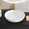 evineo ineo6 lavabo da appoggio La: 52 A: 13 P: 39,5 cm, con superficie facile da pulire, BE0932WM, ineo6 bianco opaco [Lavabi > Lavabi da Appoggio]