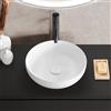 evineo ineo3 lavabo da appoggio Ø 38 A: 11 cm, con superficie facile da pulire, BE0931WM, ineo3 bianco opaco [Lavabi > Lavabi da Appoggio]