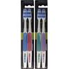 REACH Essential Care Interdental Duro Spazzolino, Confezione Doppia x 2, Testa piena Hard Setole Spazzolini manuali, Varietà di colori Multipack, Quotidiano Orale Smalto Cure odontoiatriche