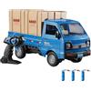 Hylukon Auto telecomandata, 1/16 2,4 GHz, camion radiocomandato con vano posteriore, trasporto di merci, auto RC per bambini e adulti