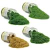 Evemodel 4 flaconcini da *35g erba elettrostatica da 5 mm per modellismo, per prato, foresta, paesaggi, ferrovia, giardino, materiale da cospargere