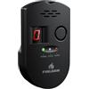 Firlarm - Rilevatore di Fughe GPL/Gas Naturale/Carbone, Monitor di Metano e Propano Butano, Allarme Gas Portatile con Display LCD, per Casa, Officina e Camper (BLACK)
