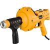 Hoteche Spirale per la pulizia dei tubi, 260 W, professionale, con 7 m di lunghezza e 560 giri/min, con spazzola in carbonio, colore nero, giallo, spina VDE, ideale per la pulizia degli scarichi
