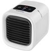 tectake® Raffreddatore d'aria, Ventilatore a Torre, Mini Climatizzatore Portatile, Pannello LED Laterale 8 Colori, Serbatoio d'Acqua, Controllo Touch, Mini Condizionatore Portatile Campeggio - Bianco