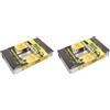 Flortis Trappola multicattura per topi/insetti. 2 pack con contenitore in lamiera zincata. No veleno. Ideale per topi, scorpioni. A norma H.A.C.C.P. Trap. Trappola per topi vivi. Uso interno/esterno.