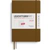 LEUCHTTURM1917 372662 agenda e quaderno settimanale Medio (A5) 2026, Spice Brown, Inglese