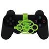 SHEAWA Mini controller volante accessori di ricambio per PS3 Racing Game (verde brillante)