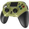 JINGQII Gamepad senza fili per PS4/PS3 Wireless Bluetooth Controller Compatibile con PS4/PS3/PC/Android/IOS Cellulare, Controller di gioco con doppia funzione di programmazione vibrazione