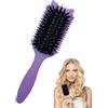 BPTRKOM 1 pezzi Spazzola per Capelli Ricci - Bounce Curl Brush per Definizione Riccioli - Spazzola Professionale per Pettinatura con Tecnologia Antistatica - Ideale per Prodotti Capelli Ricci(Viola)