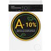 Whirlpool FRONT LOADER STD, Capacita 12kg, classe A -10%, bianco, Autodose, vapore, porta nera, Wi-Fi