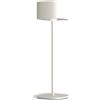 CALEX Lampada da tavolo Serino, ricaricabile, senza fili, Dimmerabile, luce calda, impermeabile, alluminio, Sabbia
