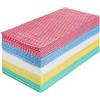 Jebblas Stracci Usa e Getta，Panno Morbido e Assorbente，Panno Per la Pulizia Riutilizzabile.5 colori 60 pezzi