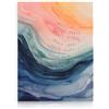 Dazzlewall Poster Salute Mentale, Acquerello Astratto Inhale Exhale per Ufficio Terapia Camera 30×40 cm Senza Cornice