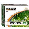 Zarivy DVD-R 4,7 GB 16 X in custodia sottile, confezione da 10; ideale per la registrazione di dati, archiviazione video e backup.