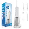 TUREWELL Idropulsore Dentale Portatile 310ML con 5 Modalità, 4 Ugelli, Irrigatore Orale Ricaricabile IPX7 Impermeabile per Casa e Viaggio, Migliora la Salute Dentale