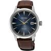 Seiko Montre Présage Blue Moon Cocktail cuir brun