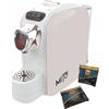 MITO - Macchina da caffè Total White 1400 Watt - con set degustazione 50 Cialde Materika