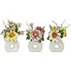 GT - Pianta artificiale Fiori in vaso - h33x14x6,5 cm