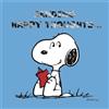 Cards Hallmark Peanuts Snoopy Aperto Generale Compleanno Auguri Invio Pensieri Felici...