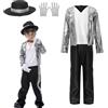 EOZY Michael Jackson - Costume di Halloween per bambini, per cosplay, giochi di ruolo, per feste e carnevale