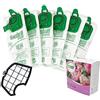 BIERRE STORE SACCHETTI FOLLETTO VK 140 VK 150 6 PZ + GRANULI PROFUMATI PEONIA + FILTRI COMPATIBILI