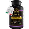 ROYAL NUTRACEUTICI Collagene Marino 600 mg e Acido Ialuronico 160 mg per dose, Biotina, Coenzima Q10, Zinco, Vitamina C - Integratore Pelle, Capelli, Unghie - 60 Capsule Vegan Made in Italy - ROYAL NUTRACEUTICI