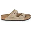 Birkenstock per uomo. 352201 Sandali in pelle normale Arizona Leoi marrone [3018693], Basso, Nessuno, Casual