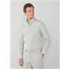 Hackett London per uomo. HM309826 Camicia grigia con stampa foulard [3085918], Bianco, Casual, Grigio, Cotone, Classico, Manica lunga