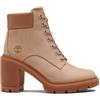 Timberland per donna. TB0A2CKCEN71 Stivaletti Allington Heights in pelle beige con lacci [3196977], 5 a 8cm, Stringhe, Casual