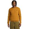 Timberland per uomo. TB0A2CEQP471 Maglione girocollo giallo Phillips Brook Cable [3197563], Casual, Lana