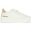 Michael Kors per donna. 43F5DTFS3L Sneakers in pelle Dottie [3282613], Bianco, 3 a 5cm, Stringhe, Casual