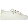 Michael Kors per donna. 43F5SCFS4L Sneakers Scotty in pelle bianca [3282620], Bianco, Basso, Stringhe, Casual