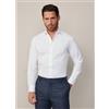 Hackett London per uomo. HM3010029 Camicia tinta bianca [3186622], Bianco, Casual, Da sera, Cotone, Classico, Manica lunga