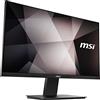 MSI PRO MP241 Monitor Professionale Flat 24, Display 16:9 Full HD (1920x1080), Frequenza 60Hz, Tempo di risposta 7ms, Pannello IPS antiriflesso, collegamenti 1x HDMI e 1x VGA, VESA 75x75mm standard