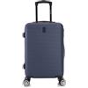 CELIMS - Valigia Media Blu Marino Rigida con 4 Ruote Leggera Stiva 20kg 65cm | Serratura Integrata | ABS | Valigia Media con 4 Ruote 65cm | Valigia Week-End | Blu Marino