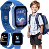 FOREVER Kids Look Me! 3 KW-520 Blu - Smartwatch con Carta SIM - Schermo 1,85 - Localizzazione GPS/LBS/Wi-Fi - Funzione SOS - Chiamate e Video - Resistente all'acqua IP65 - Perfetto come Regalo